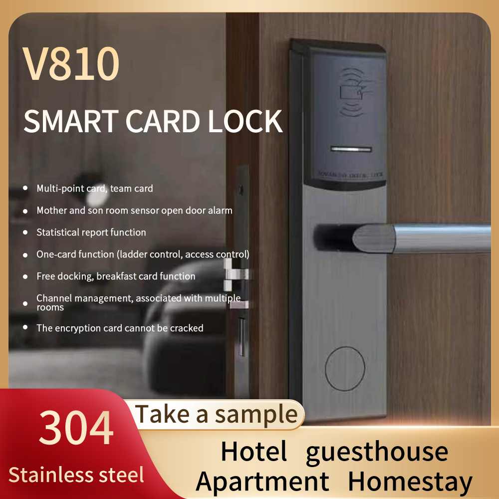 hotel door lock stainless steel