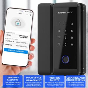 multi unlock smart lock with key