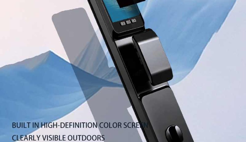 3D face recognition smart lock front display